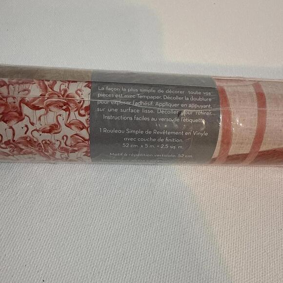 Chic Cheeky Pink Flamingo Removable Peel and Stick Wallpaper - 20.5” x 16.5’ - Picture 8 of 15